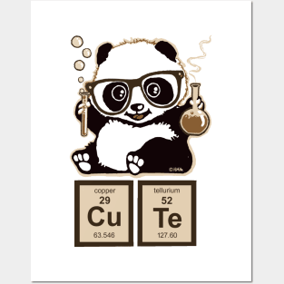 Chemistry Panda Discovered Cute Posters and Art